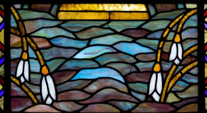 beautiful stained glass at b'nai jeshurun