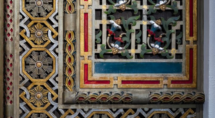 ornate designs at b'nai jeshurun