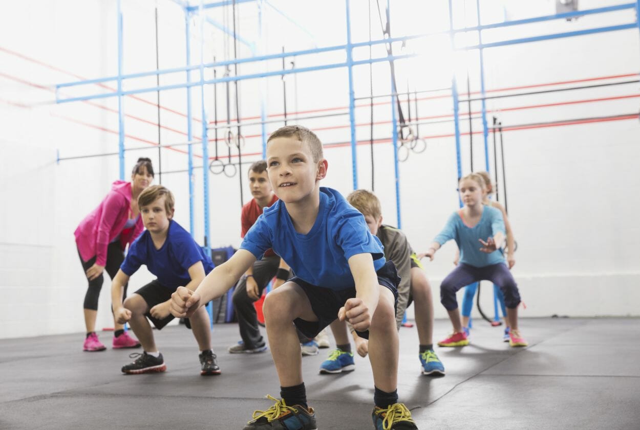 k-2nd grade fitness class