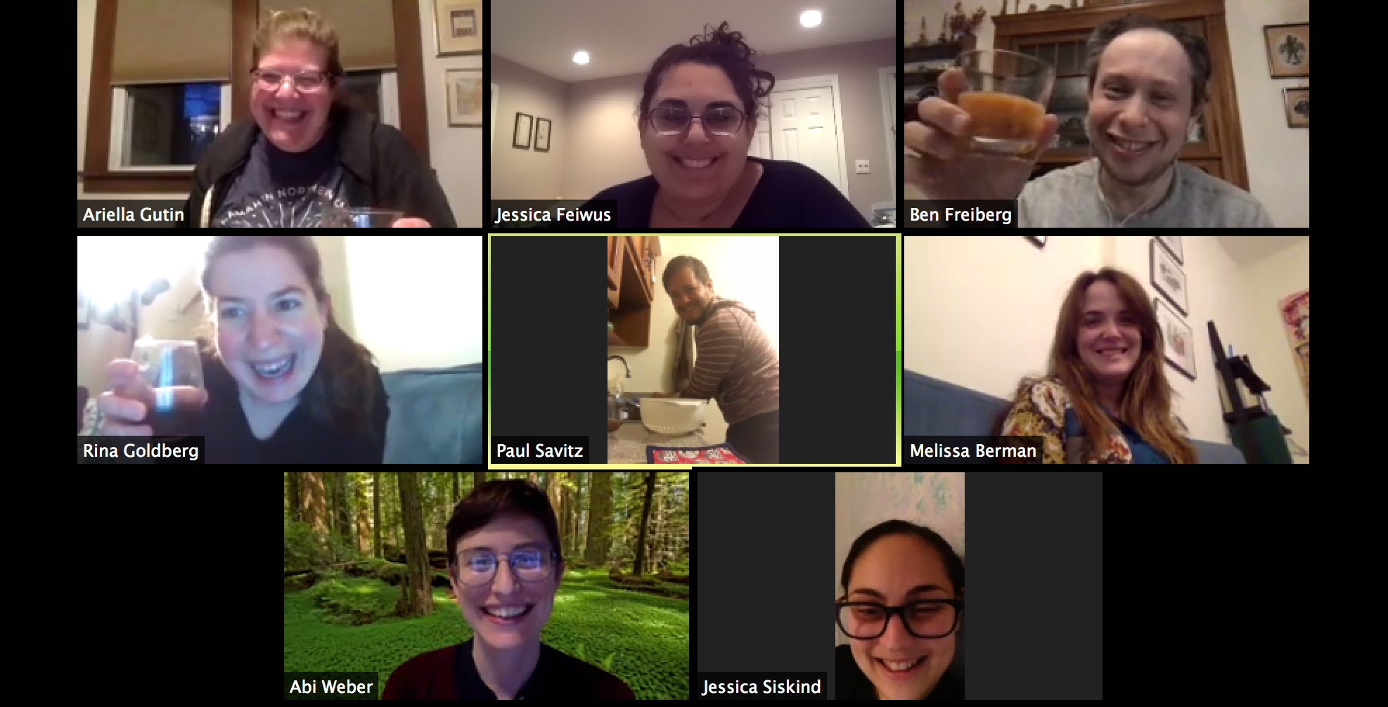 Zoom meeting at B'nai Jeshurun