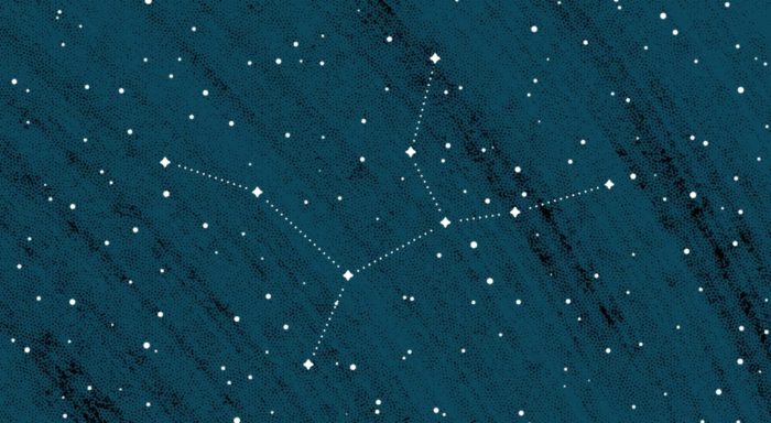 Night sky constellation