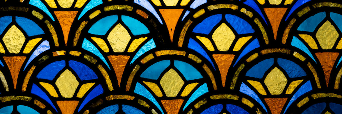 colorful stained glass windows