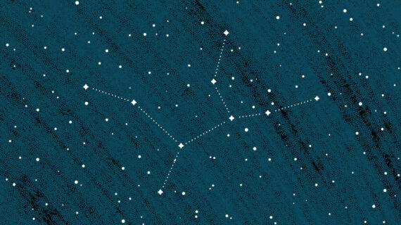 Night sky constellation
